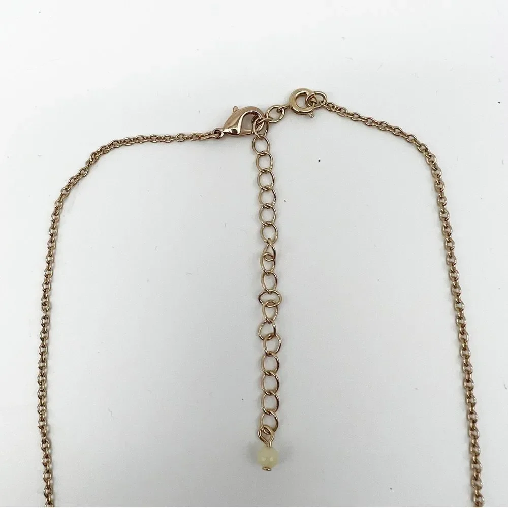 Vintage Avon Gold Tone Abstract Tree Branch Rhinestone Accents Fashion Necklace
